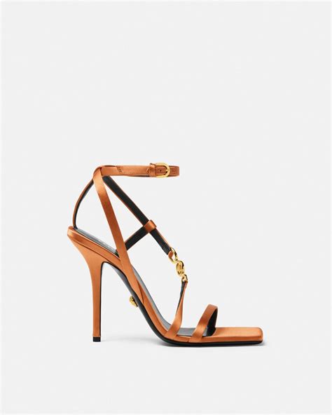 orange versace sandals